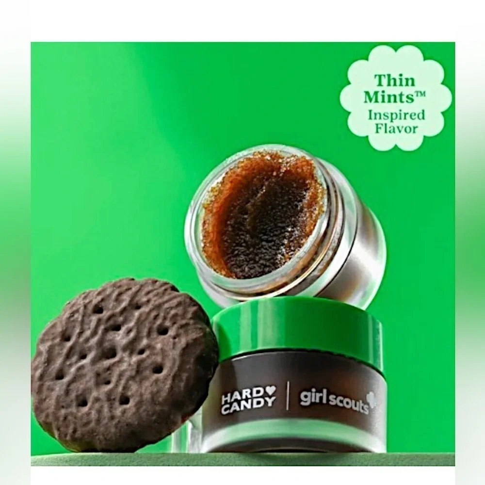 Hard Candy Sweet Sugar Lip Scrub, Limited Edition- Girl Scouts. Thin Mint
